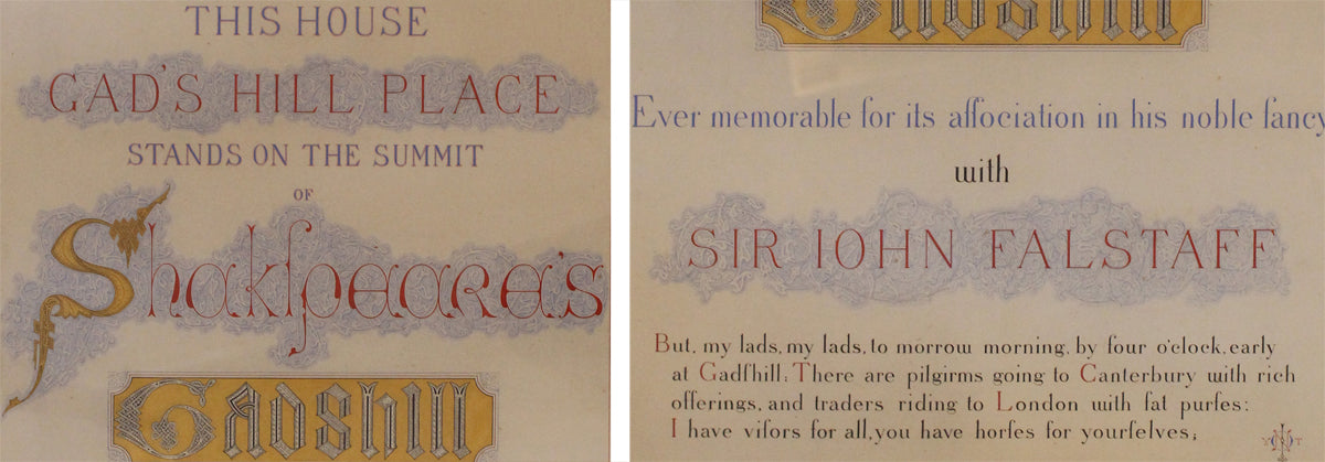 The Gad’s Hill illuminated inscription