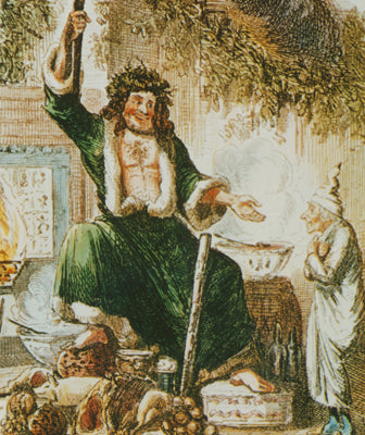 Ghost of Christmas Present, J.Leech (C) Charles Dickens Museum