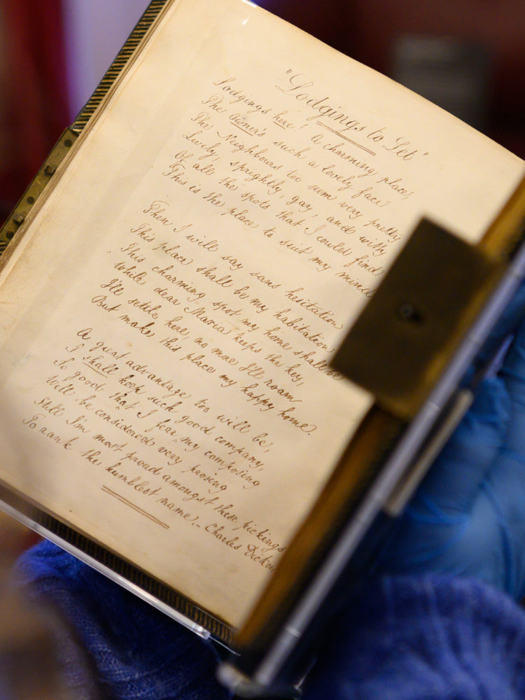 An image of Dickens's early poetry.