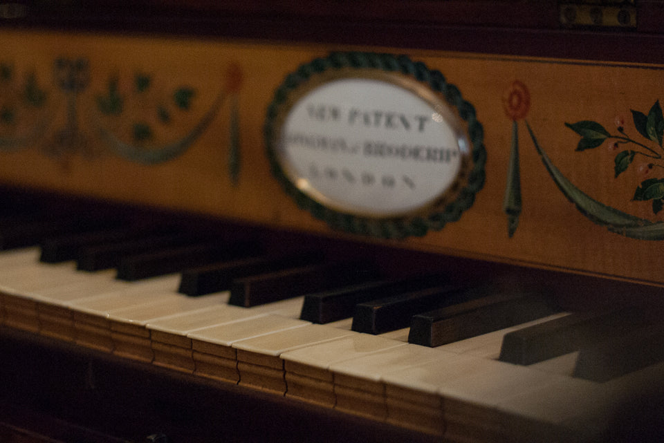 Playing the piano at Doughty Street