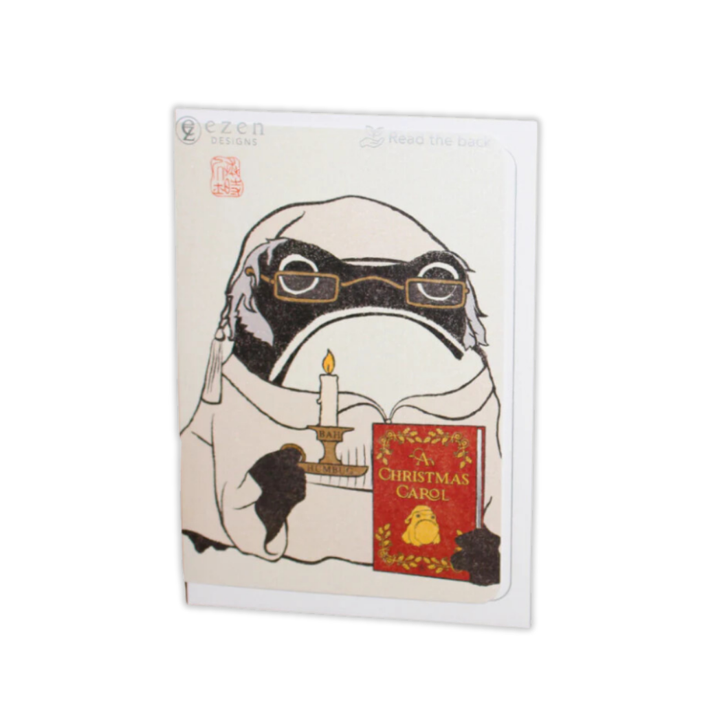 Frog Scrooge: Greeting Card
