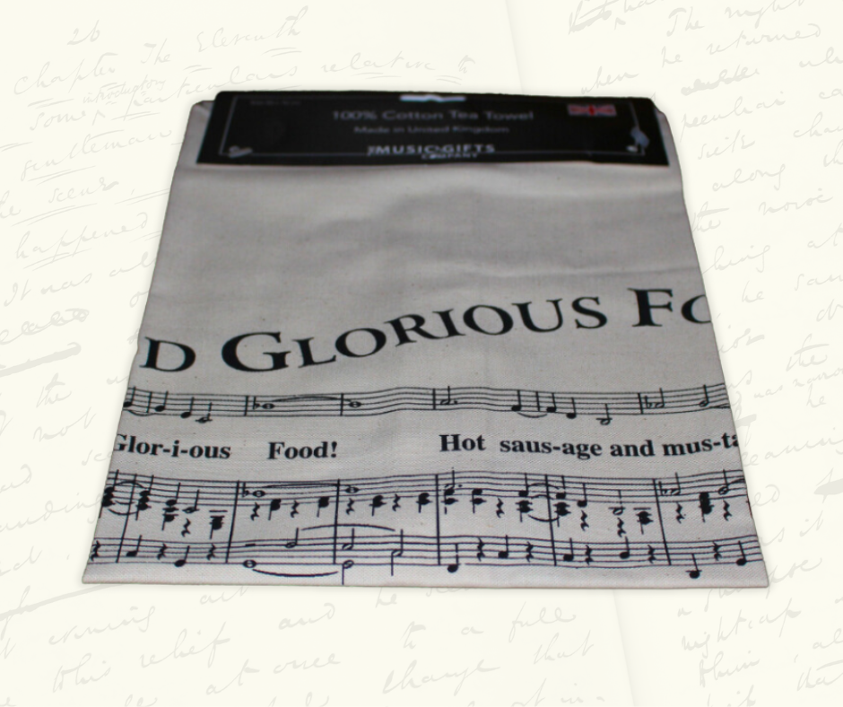 Teatowel Food Glorious Food
