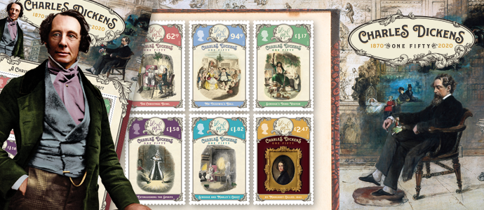 Dickens 150 Stamps